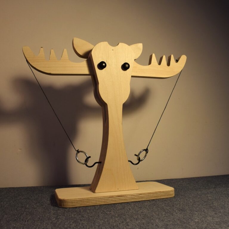 Moose on the loos, een speels object van Breinbrouwerij